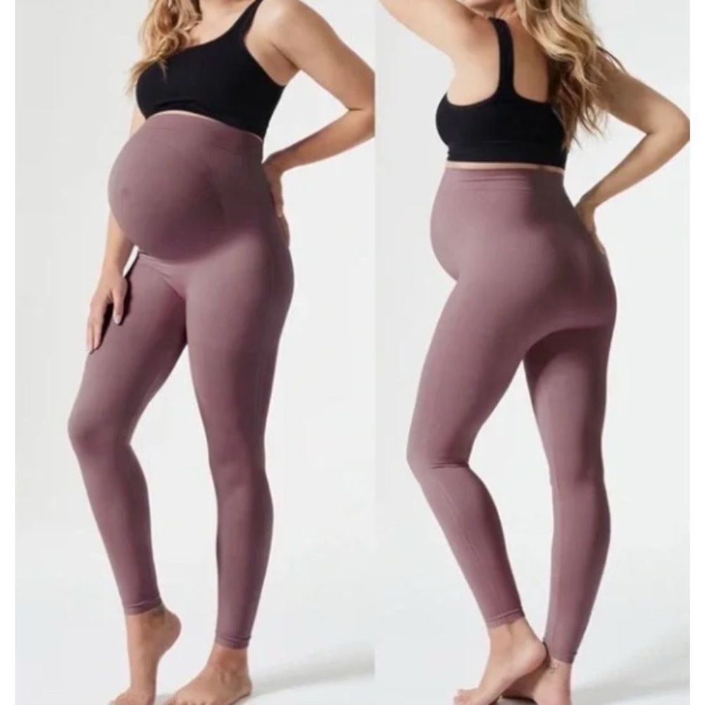 BLANQI Maternity Leggings in Mauve